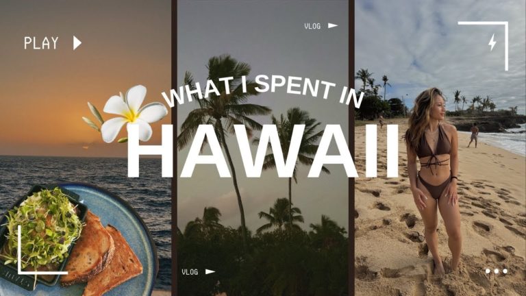 HOW MUCH I SPENT A WEEK IN HAWAII  | must try food & hidden gems