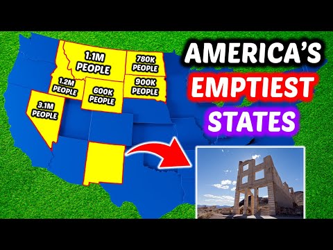 Why Nobody Lives in These 10 Empty States #travel #usatravel #realestate