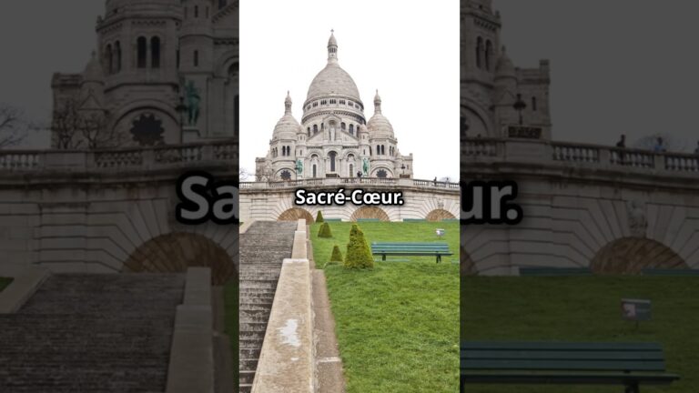 Paris in 60 Seconds- Top Stunning Viewpoints in Paris #shorts