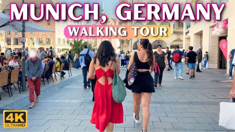 🔴 Amazing Munich Germany – Walking Tour | 🇩🇪 City Walk in 4k/60fps HDR