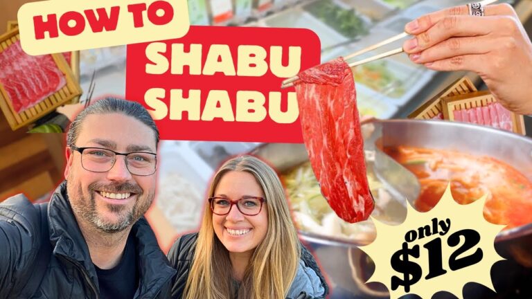 TOKYO Cheap Eats! $12 SHABU SHABU All You Can Eat!