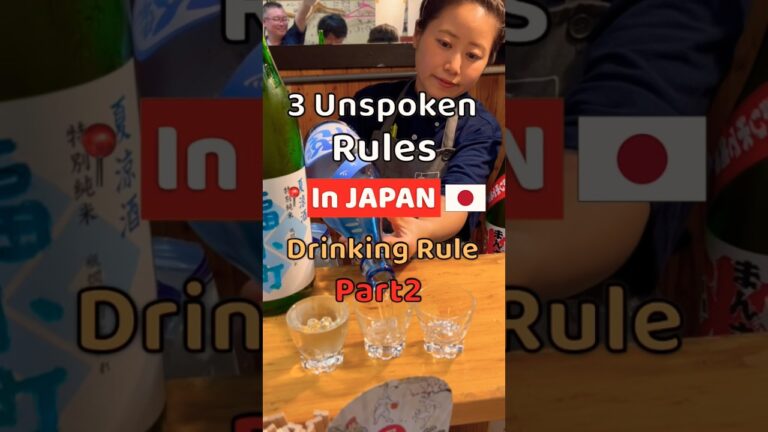 3 Unspoken Drinking Rules you need to know in Japan🇯🇵 Part2 #shorts #Japan #UnspokenRule #nightlife