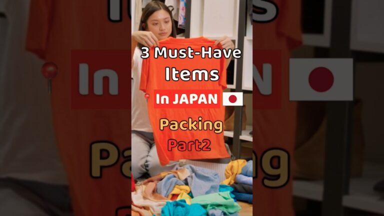 3 Items to bring to Japan🇯🇵 | Packing Tips | Must-Have Items Part2 #shorts #Japan #packing