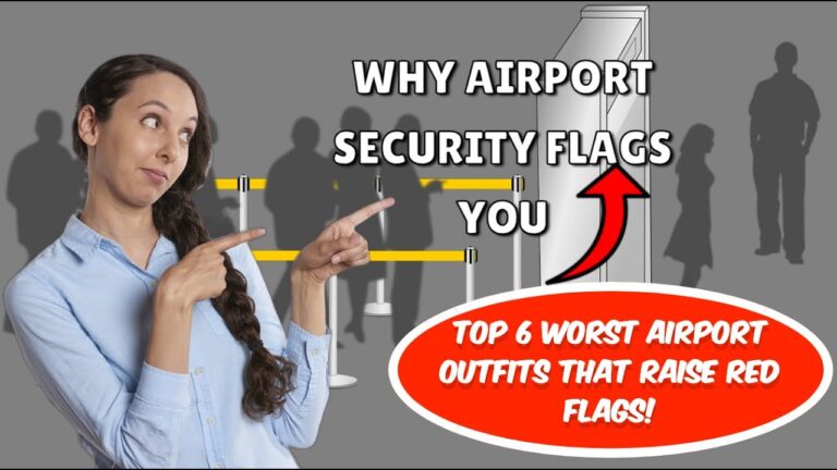 Why TSA Flags You – Top 6 Worst Airport Outfits That Raise Red Flags! (Last one is the kicker)