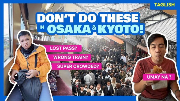 Top 10 OSAKA & KYOTO Travel Mistakes to Avoid Making (DON’Ts) • The Poor Traveler Japan