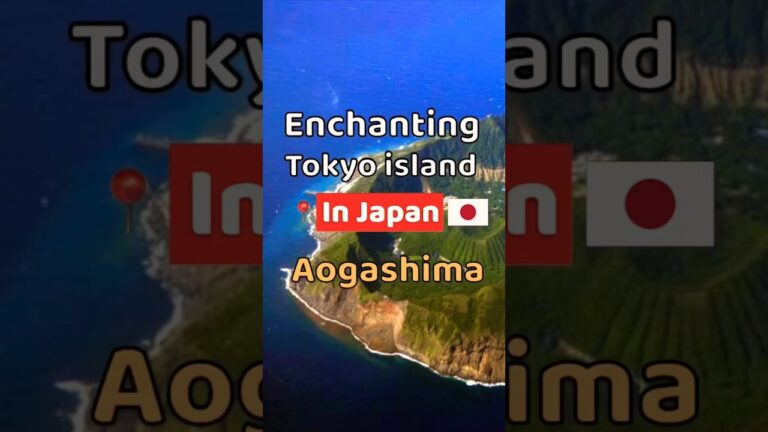 Enchanting Tokyo AOGASHIMA Island🇯🇵Tokyo’s Secret Island Paradise #shorts #Japan #Aogashima