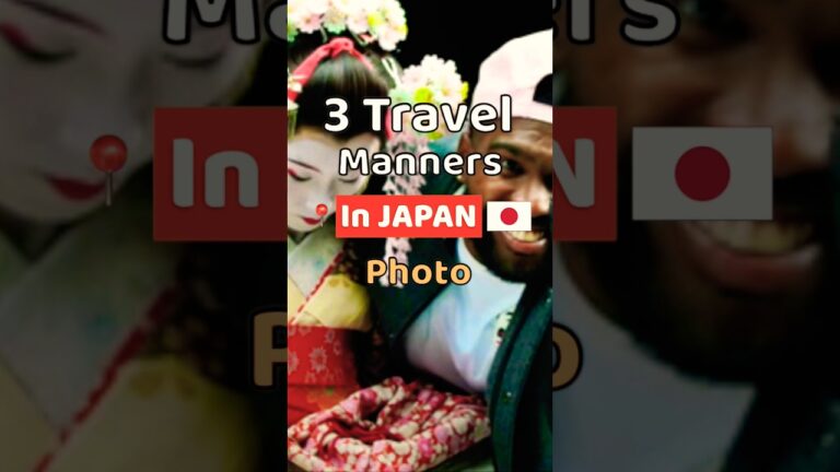 3 Travel Manners about Photo you need to know in Japan 🇯🇵 | #shorts, #Japan, #Manner, #photography