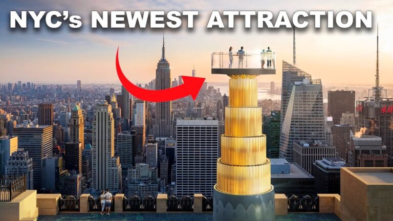 NYC’s NEWEST Attraction Skylift at Top Of The Rock | Rockefeller Center