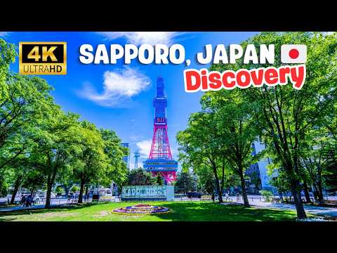 🇯🇵 SURPRISING Sapporo Hokkaido Japan City Walking Tour [4K Video]