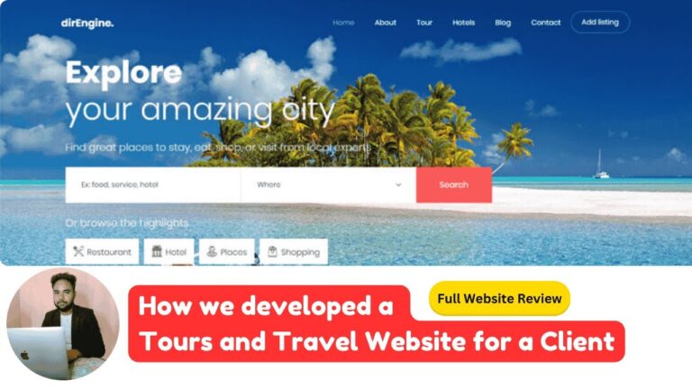 Hotels and Tours Providing Company Information | Tours and Travel Agency Website Review | 24siteshop