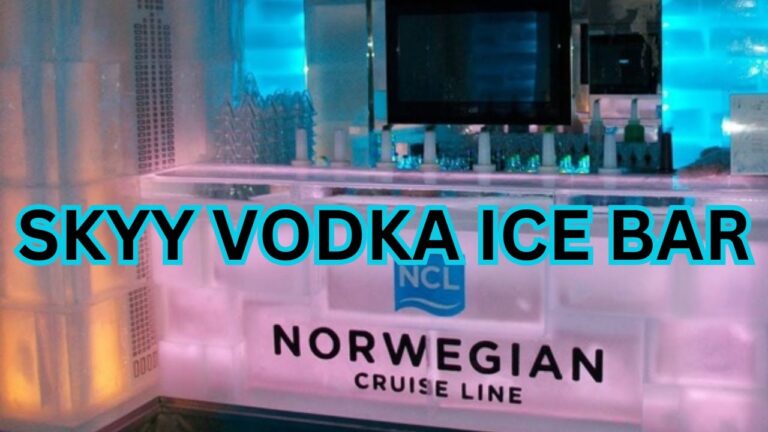 Skyy Vodka Ice Bar, Norwegian Getaway 2024