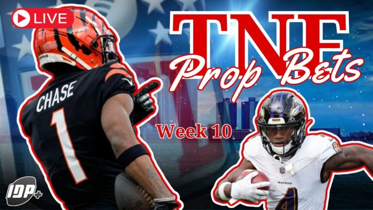 TOP Week 10 NFL Bets: HOT TNF Best Prop Bets & Parlay Picks!