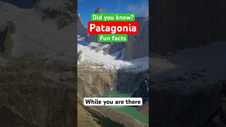 5 Mind Blowing Fun Facts About Patagonia, Chile!